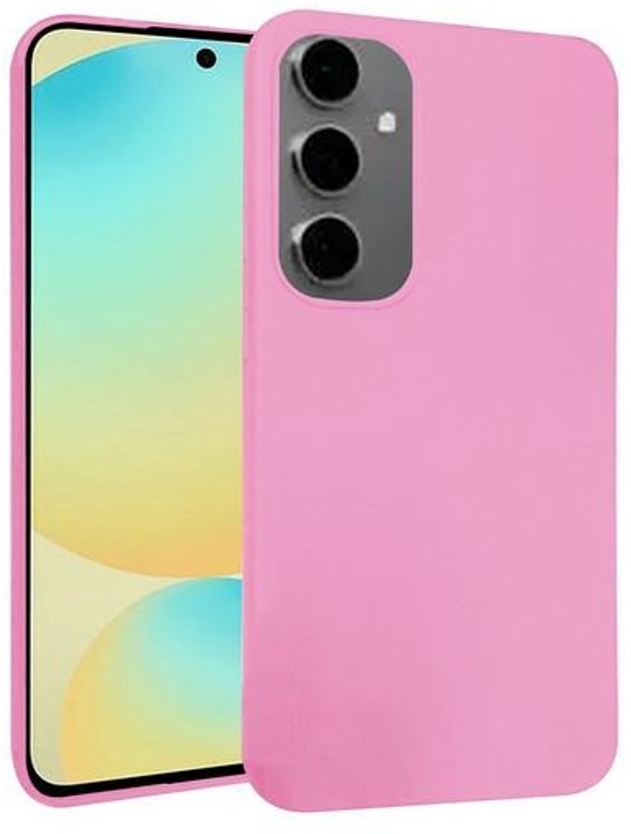 Beline Candy Serie - Beschermhoes - Samsung Galaxy S24 FE - Lichtroze - Stijlvolle Bescherming