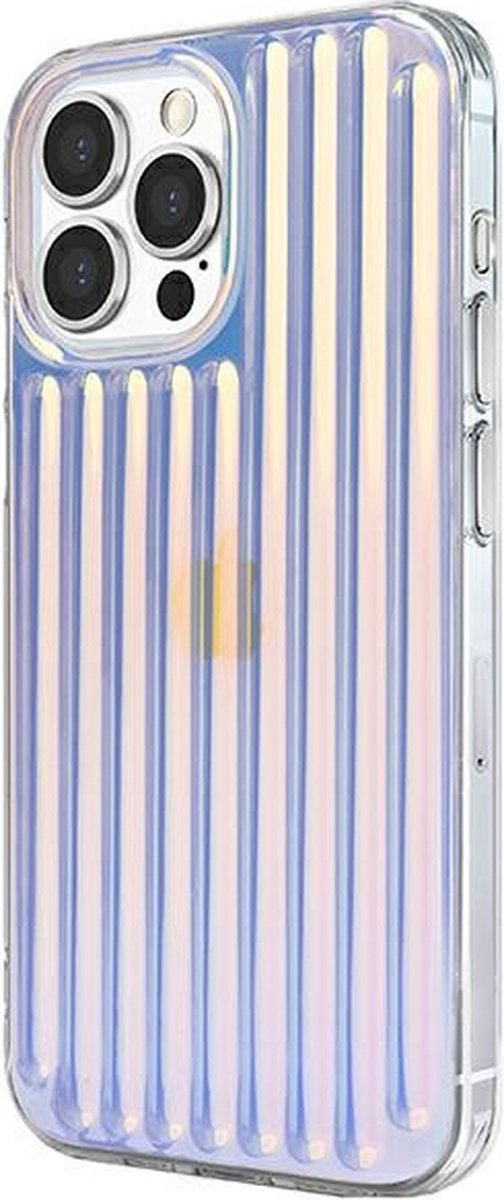 UNIQ Coehl Linear Serie - iPhone 13 Pro Max Hoesje - Opal - Anti-slip - Beschermend Ontwerp