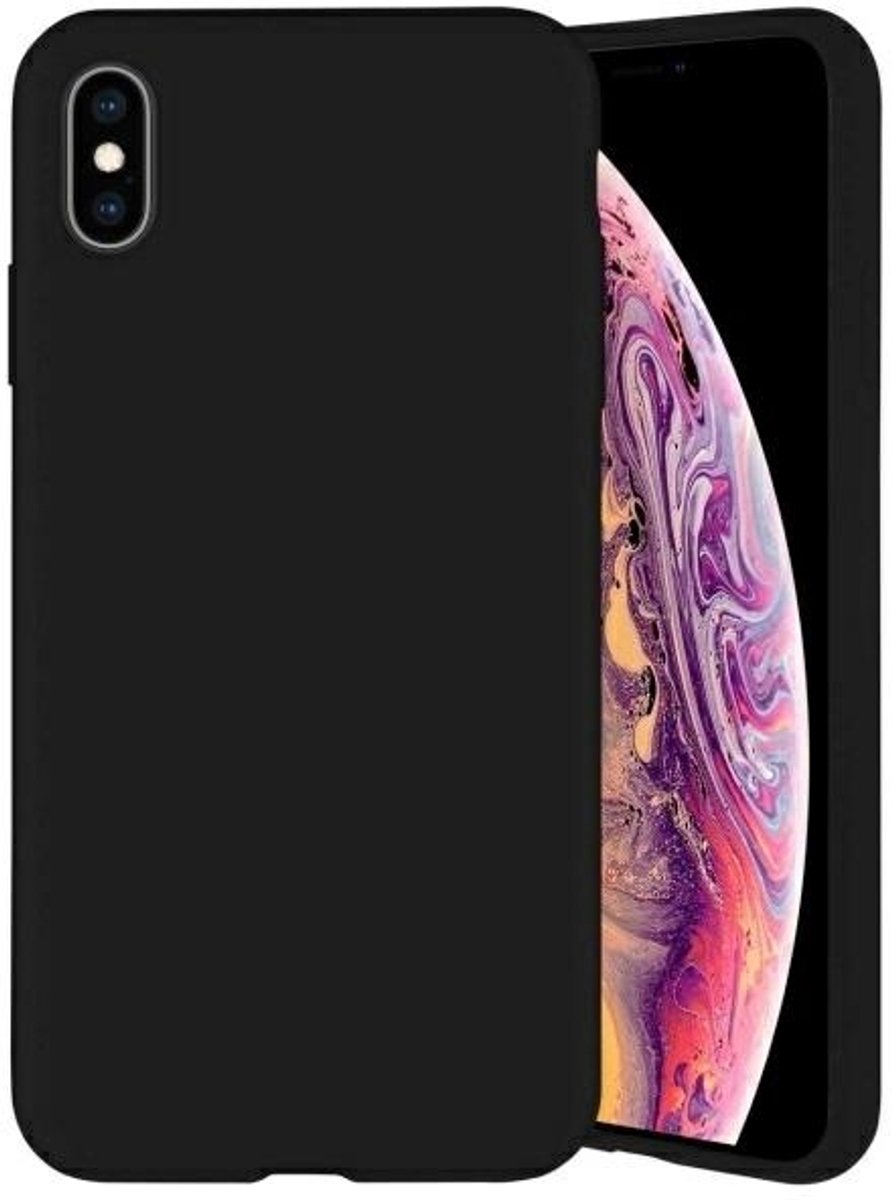 Beline Serie - Silicone Telefoonhoesje - Xiaomi Redmi Note 9 Pro - Zwart - Antislip