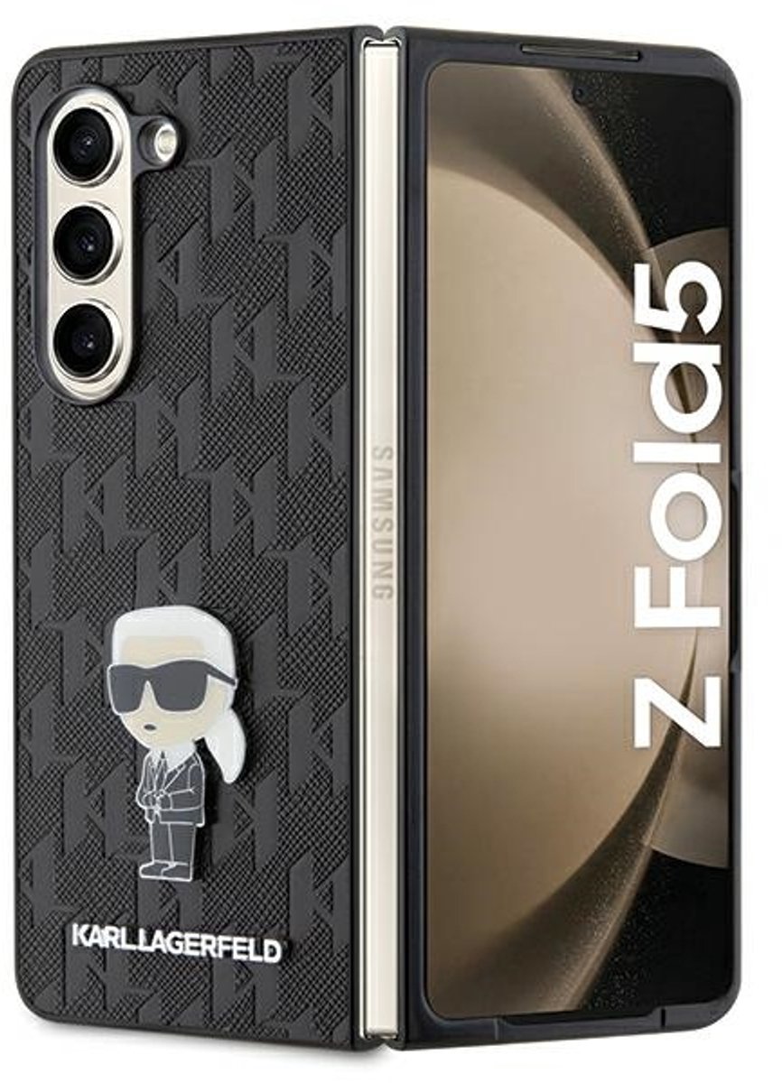 Karl Lagerfeld Serie - Smartphonehoesje - Samsung Galaxy Z Fold5 - Saffiano - Monogram