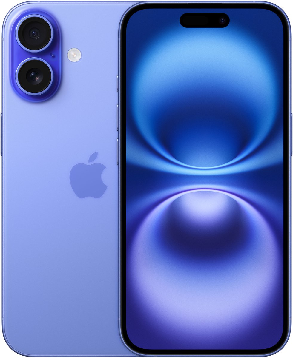 Apple iPhone 16 - 128GB - Blauw