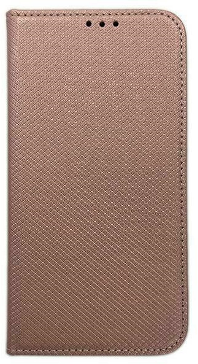 Geen merk Smart Magnet Book - Telefoonhoesje - Rózowo-Złoty - Magnetisch - Pocket voor Kaarten
