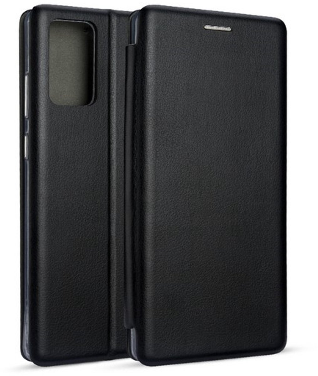 Beline Book Magnetic Serie - Hoesje met Klap - Zwart - Magnetische Sluiting - Voor Samsung Note 20