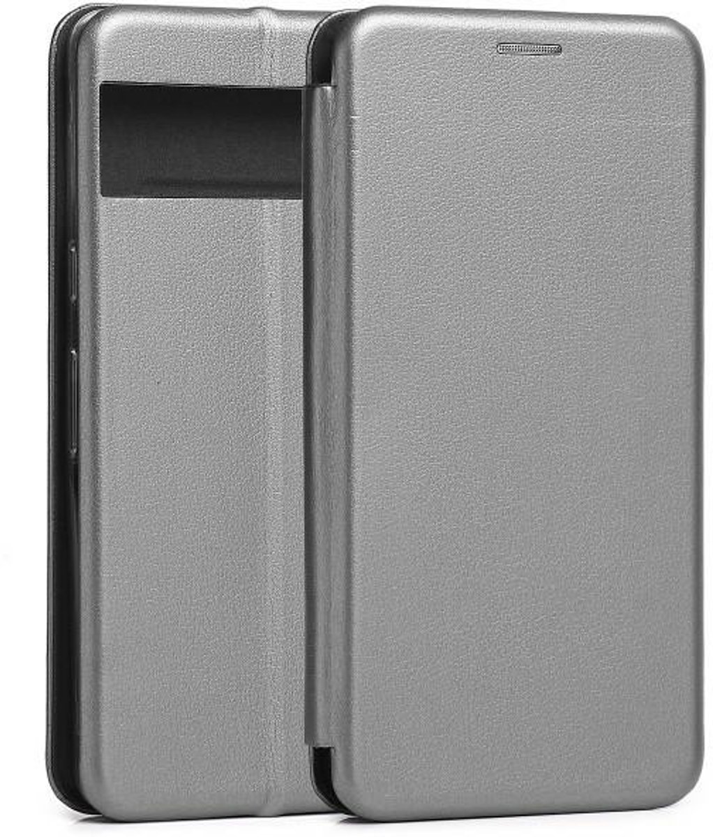 Beline Serie - Google Pixel 7 Pro Etui - Stalen Kleur - Magnetische Sluiting - Synthetisch Leer