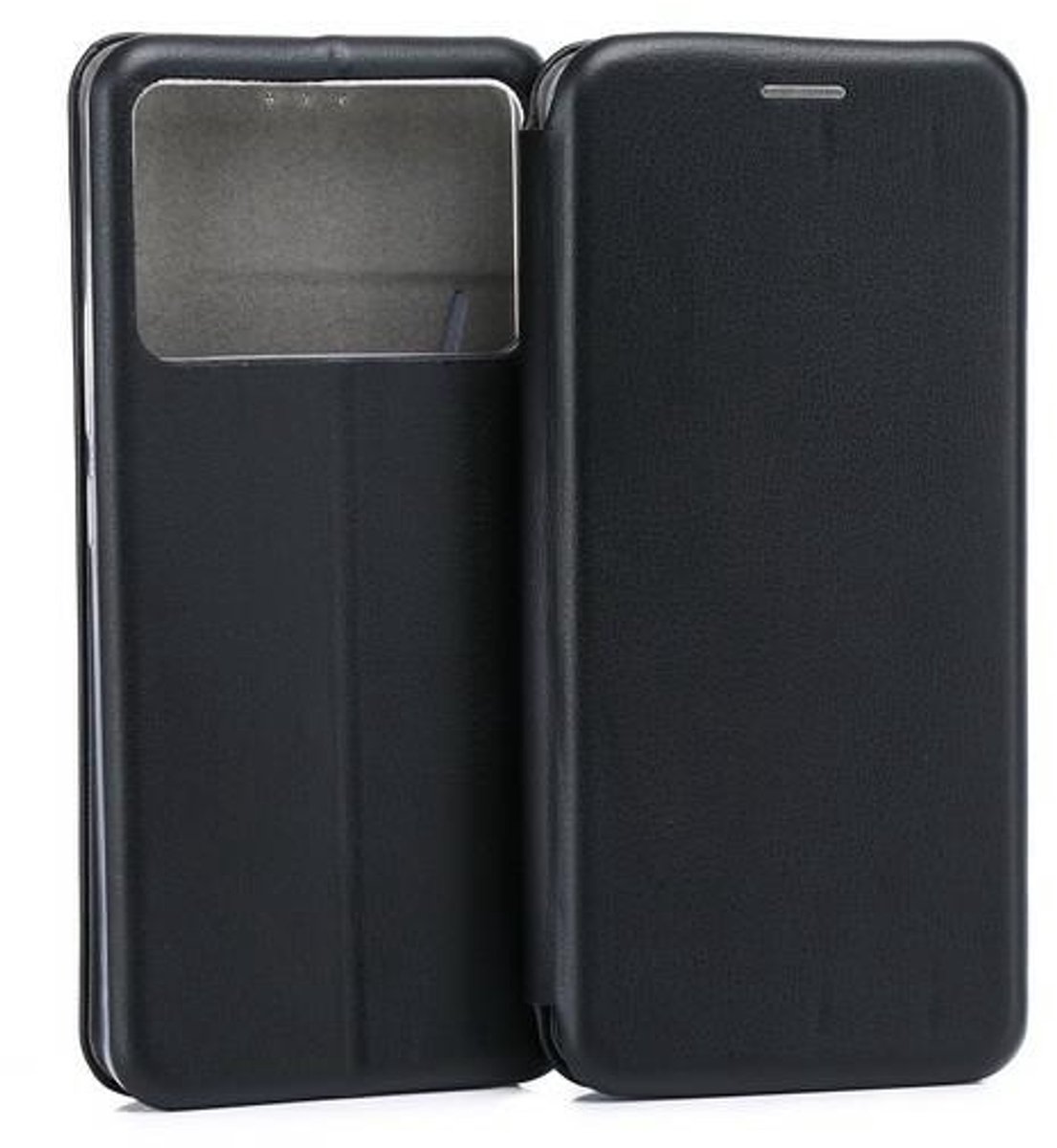 Beline Book Magnetic Serie - Smartphonehoes - Poco F6 Pro - Magnetisch Sluiting - Lederen Zwart