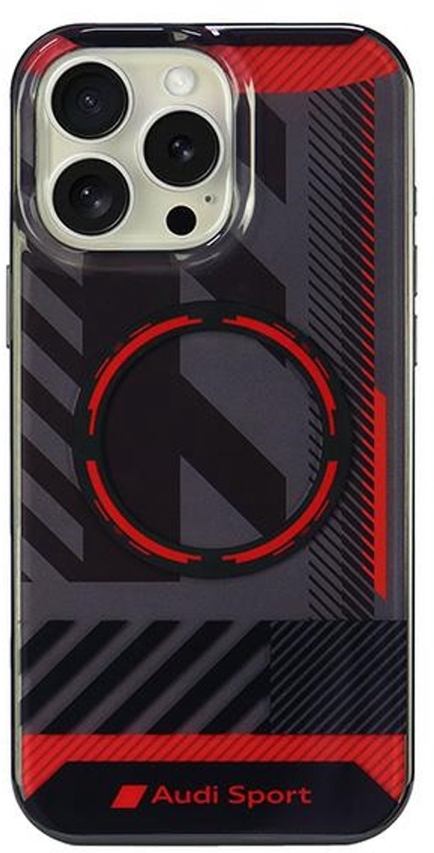 Audi IML Sport - iPhone 16 Pro Max Etui - MagSafe - Czerwony - TPU/PC
