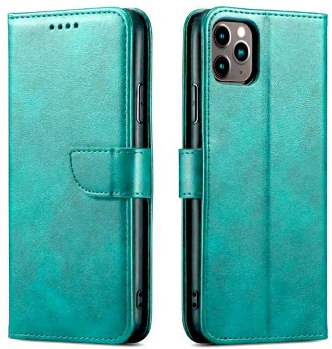 Marv Wallet Serie - Luxe Hoesje - Groen - Portemonnee Functie - Xiaomi Redmi 13C