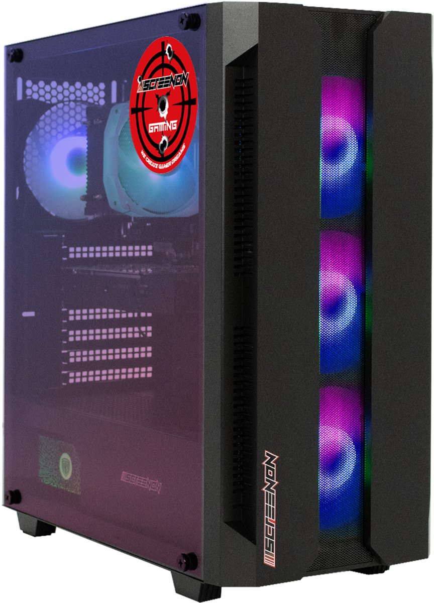 ScreenON - Game PC - AMD Ryzen 3 - 240GB SSD - Radeon RX Vega 8 - GamePC.X100128 + WiFi & Bluetooth