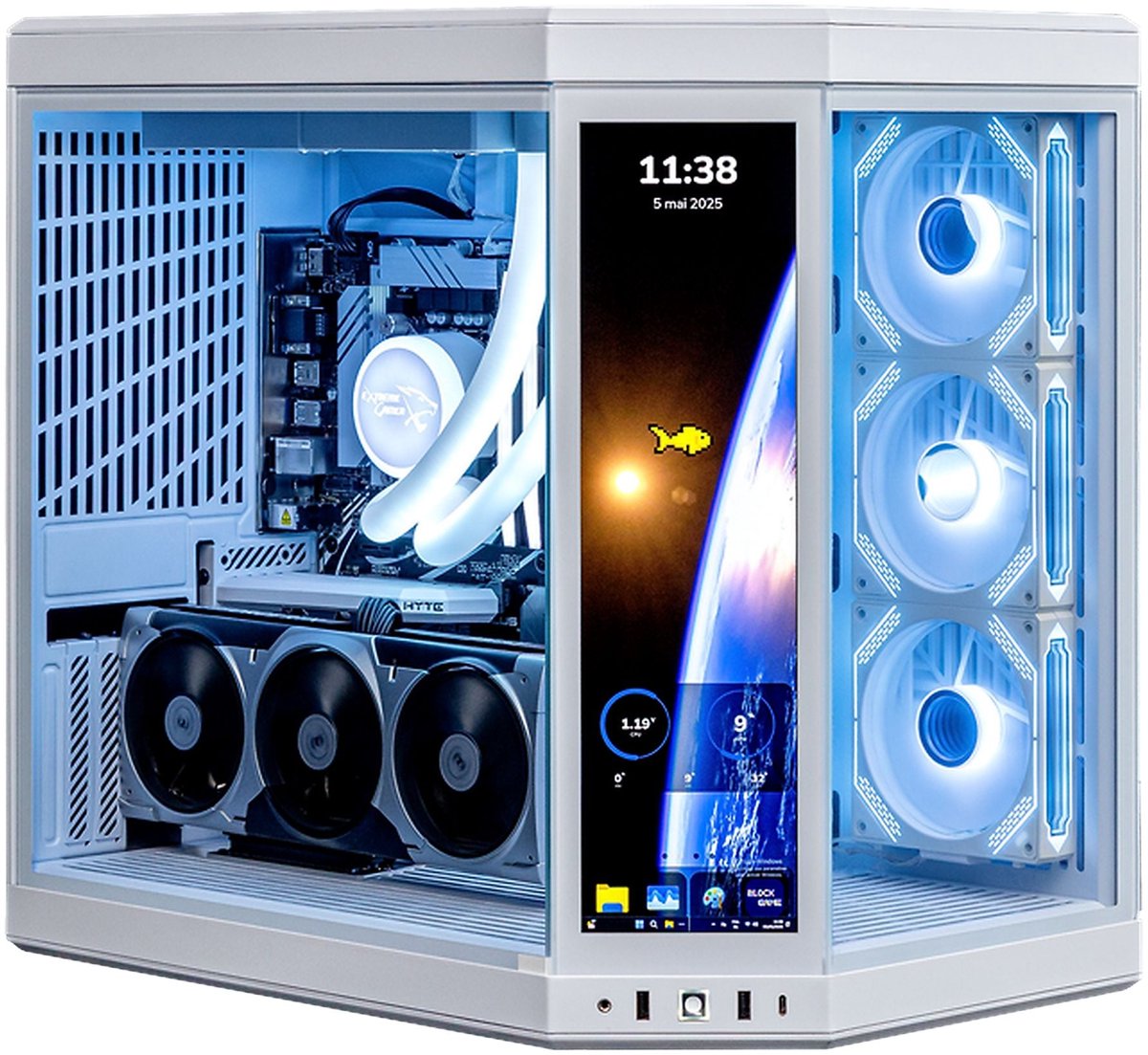 Sierra PC Fusion - Gaming PC - RTX 4080 - Ryzen 7 - 32GB DDR5 - 2TB SSD - Watergekoeld