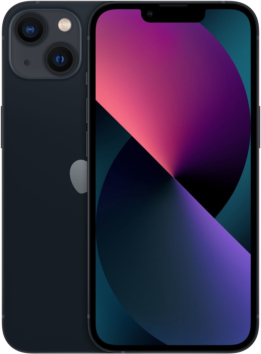 Apple iPhone 13 15,5 cm (6.1") Dual SIM iOS 15 5G 256 GB Zwart
