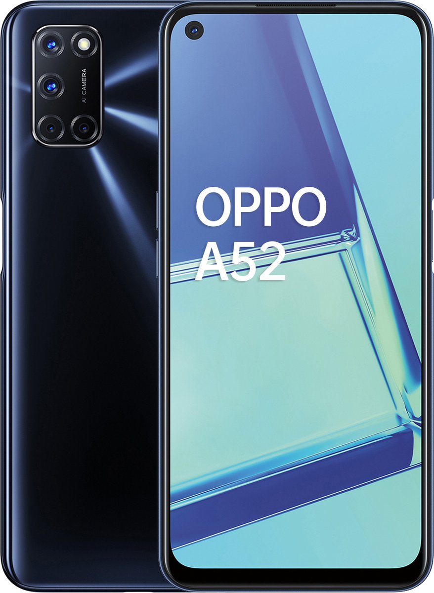 Oppo A52 16,5 cm (6.5") Dual SIM Android 10.0 4G USB Type-C 4 GB 64 GB 5000 mAh Zwart