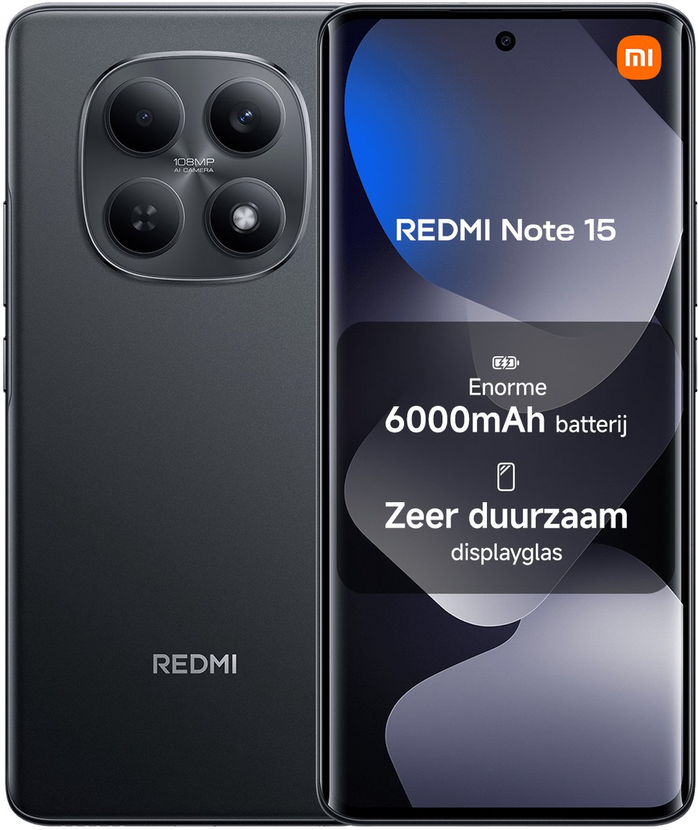 Xiaomi Redmi Note 15 4G 8GB/128GB Zwart (Black) Dual SIM