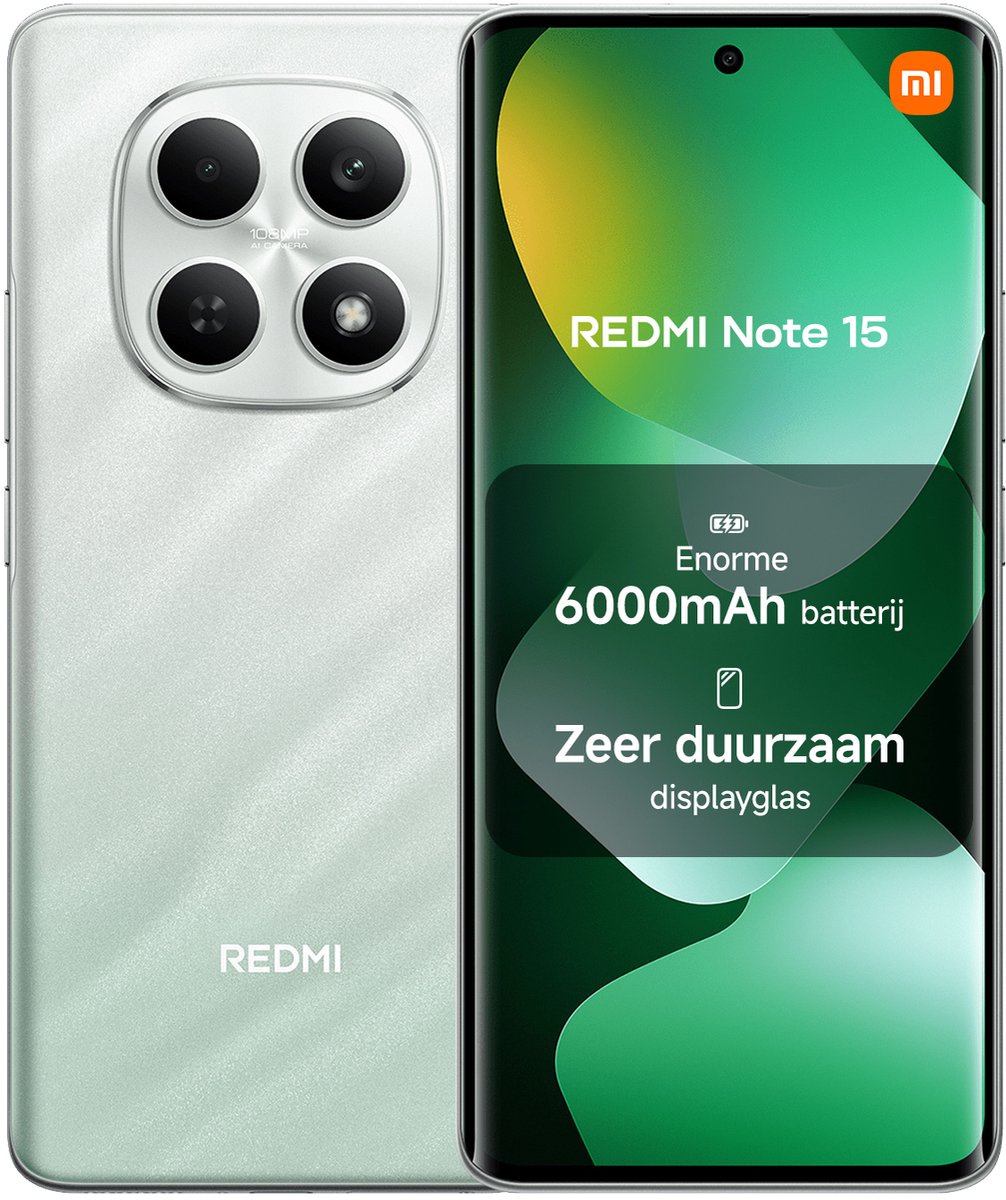 Xiaomi Redmi Note 15 4G 8GB/128GB Groen (Forest Green) Dual SIM