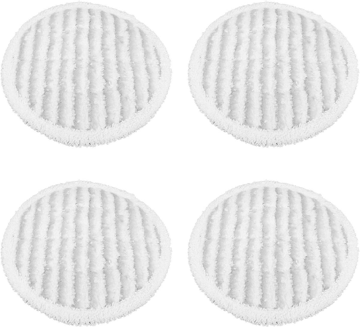 Stoomreiniger Pads - Dweilen - Vloeren Schoonmaken - Zeer Absorberend - 4 stuks - Grijs