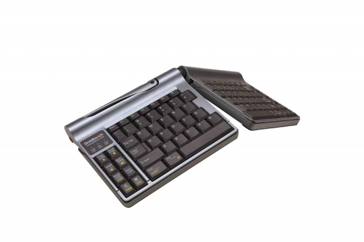 BakkerElkhuizen Goldtouch Travel Go Bluetooth Splitkeyboard (US)