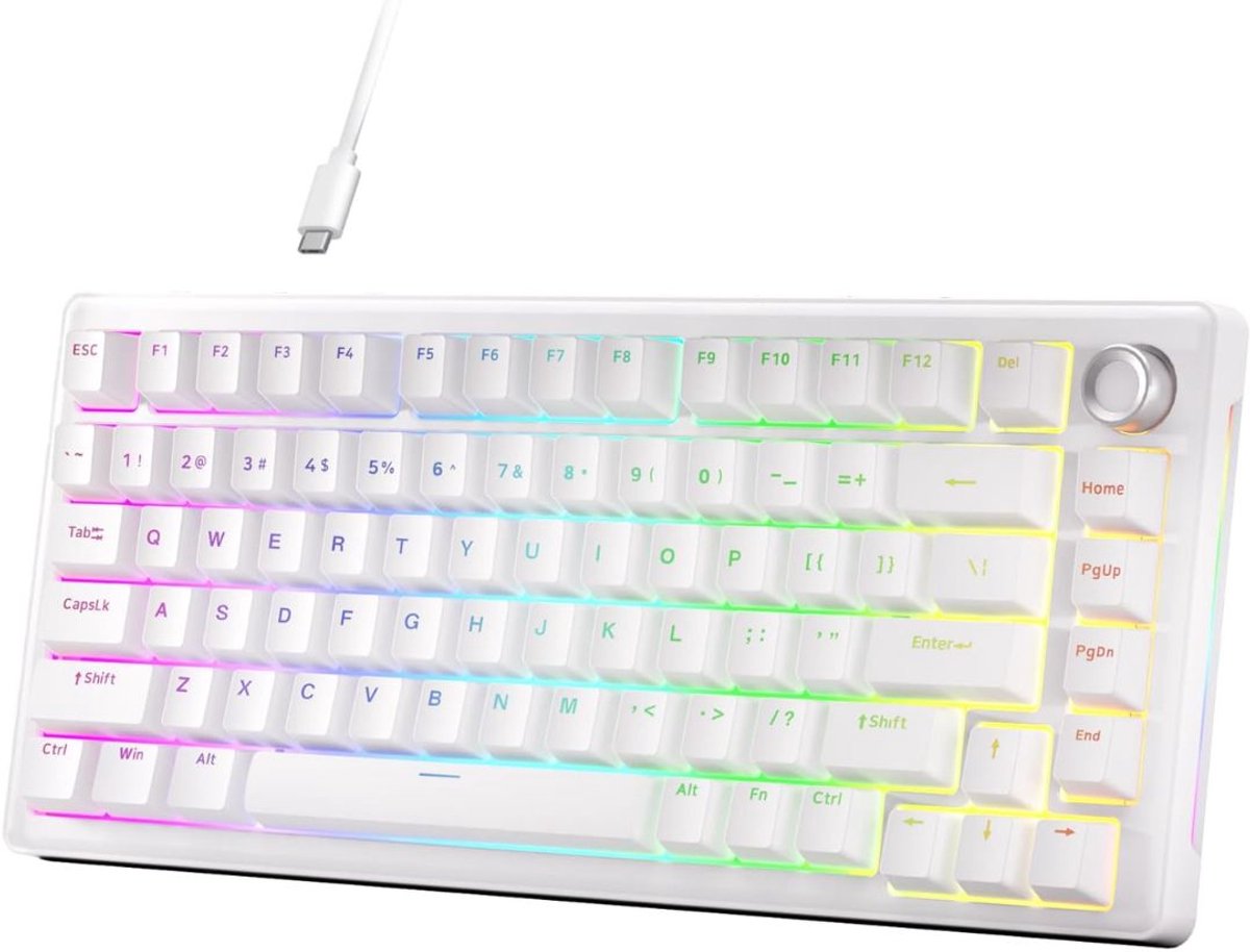 MRKK® Mechanical Keyboard - Mechanisch Toetsenbord Gaming - Wit