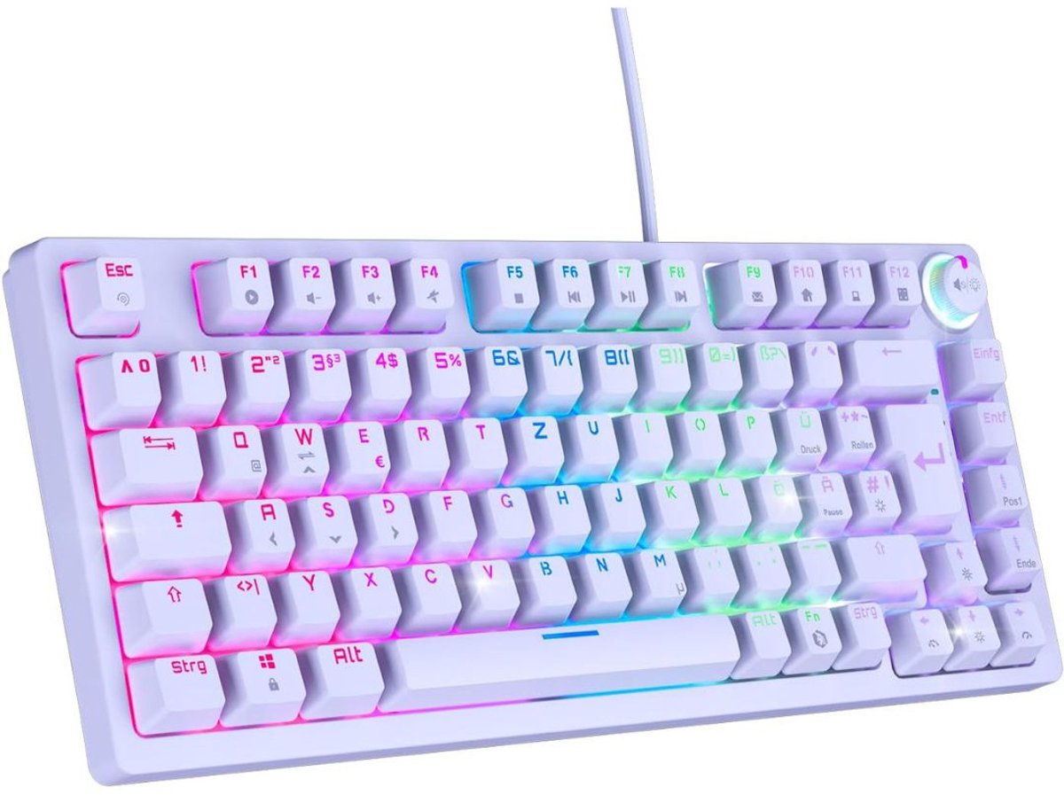 MRKK® Mechanical Keyboard - Mechanisch Toetsenbord Gaming - Paars