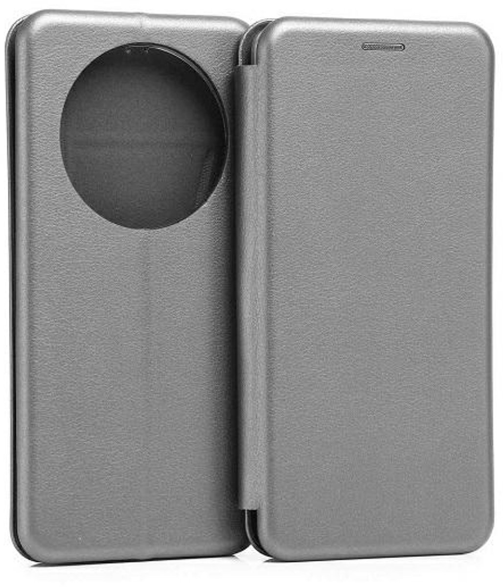 Beline Serie - Boektype Hoesje - Honor Magic5 Lite - Staal - Magnetisch Sluiting