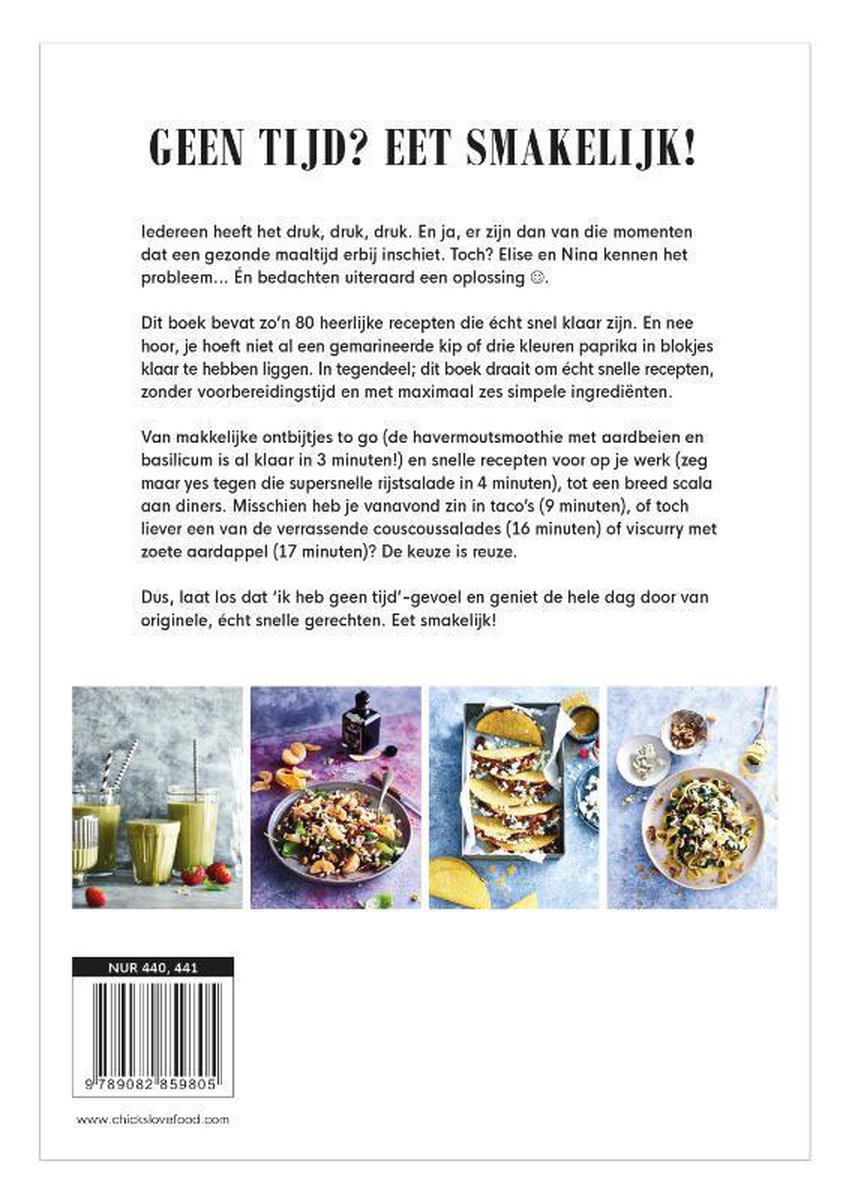 Chickslovefood: Het 20 minutes or less - kookboek