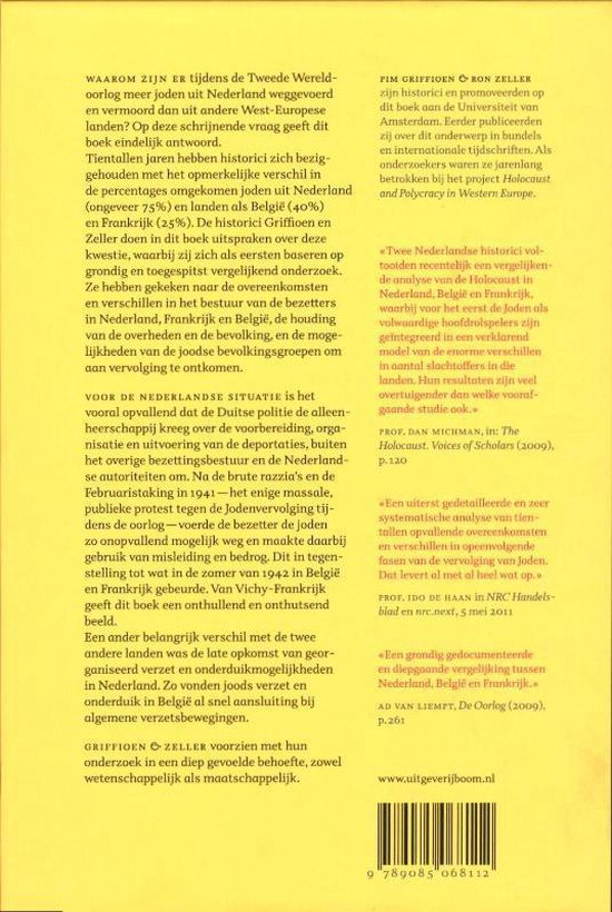 Boom Uitgevers Jodenvervolging in Nederland, Frankrijk en België, 1940-1945