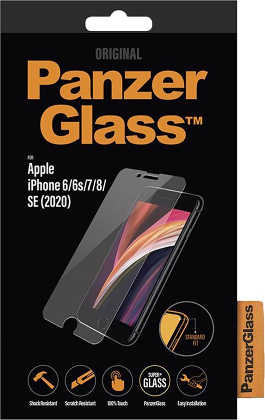 PanzerGlass Apple iPhone SE 2 / 8 / 7 / 6 / 6s Screenprotector Glas