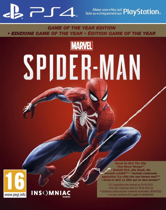 Sony Marvel's Spider-Man GOTY | PlayStation 4