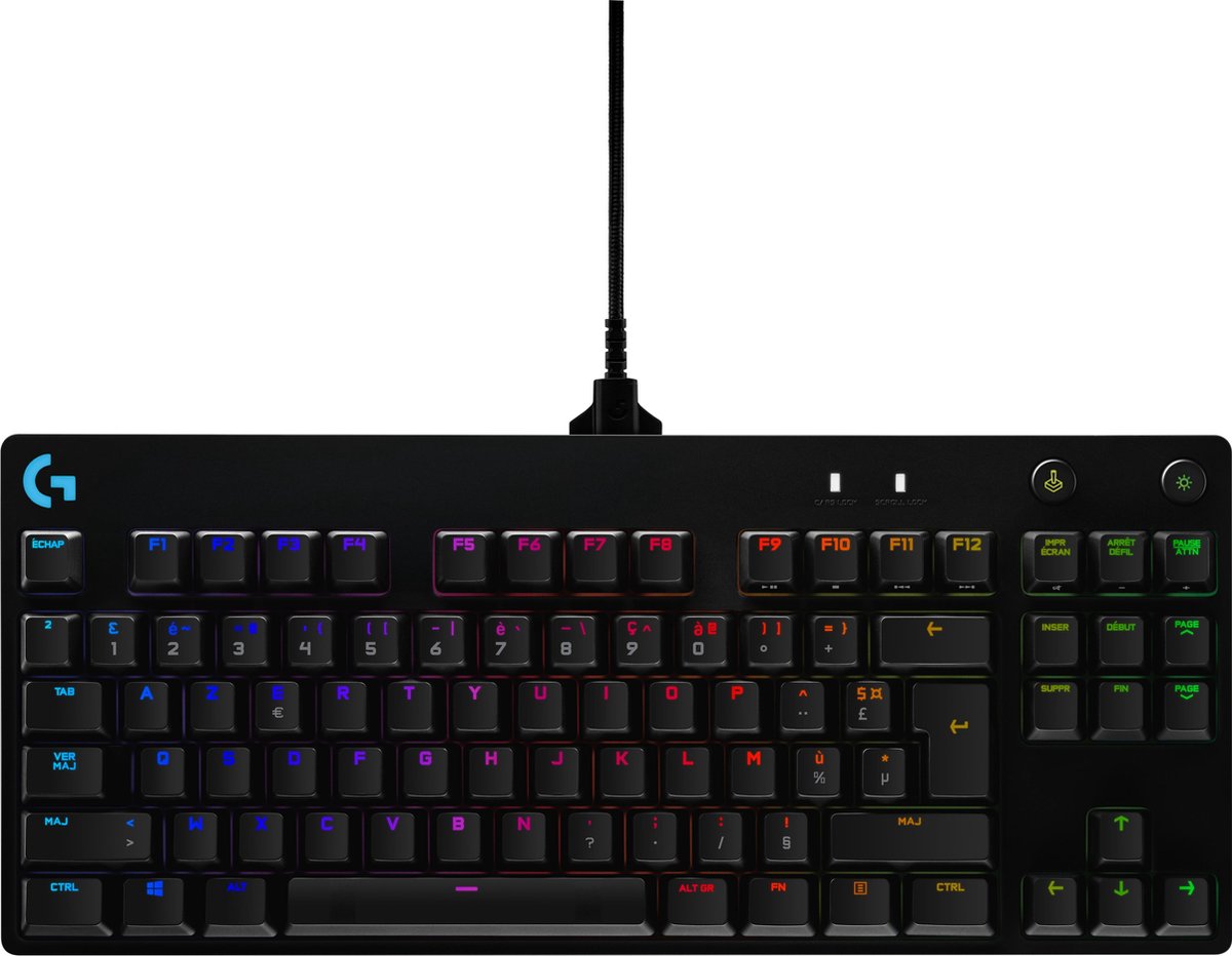 Logitech Logitech G PRO toetsenbord - Frans AZERTY - Zwart