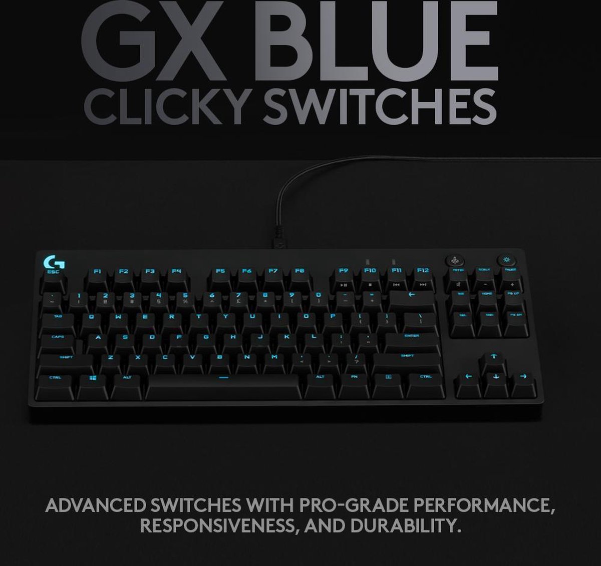 Logitech Logitech G PRO toetsenbord - Frans AZERTY - Zwart