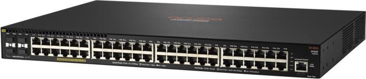 Aruba, a Hewlett Packard Enterprise company JL557A netwerk-switch Managed L3 Gigabit Ethernet (10/100/1000) Power over Ethernet (PoE) - Zwart