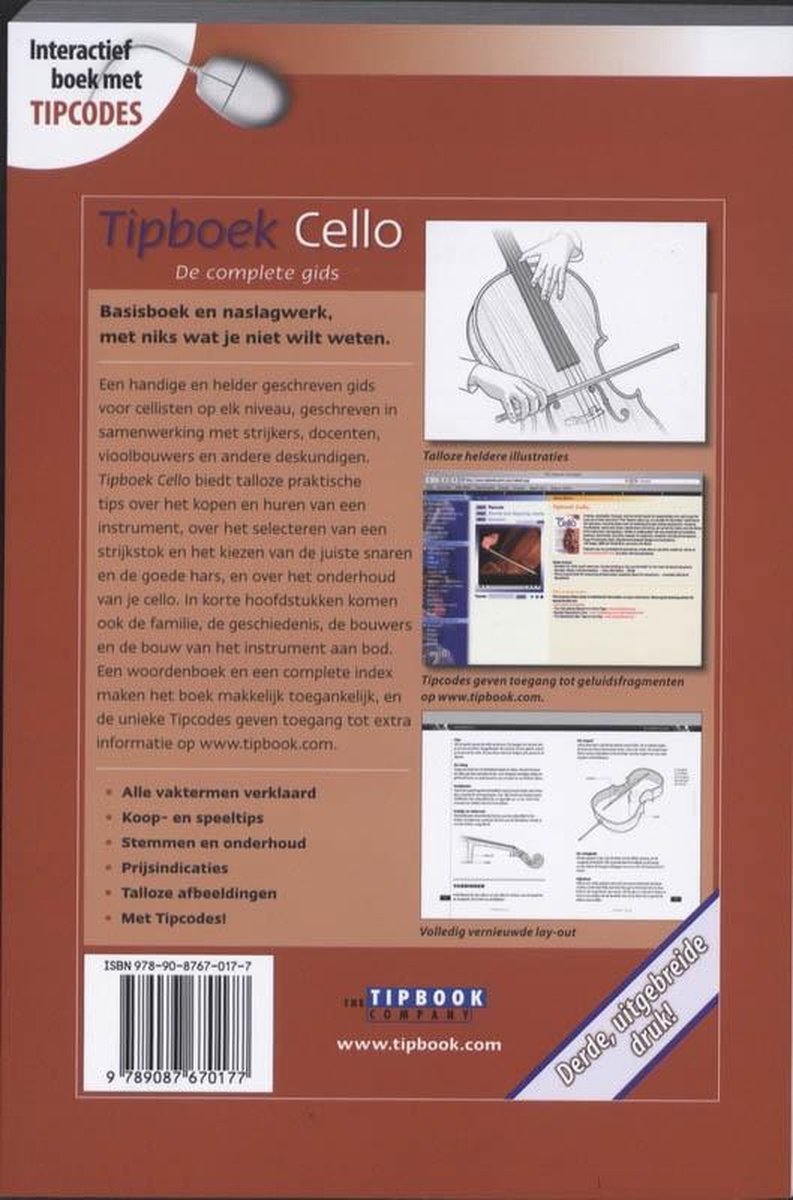 Tipbook Company BV, The Tipboek Cello