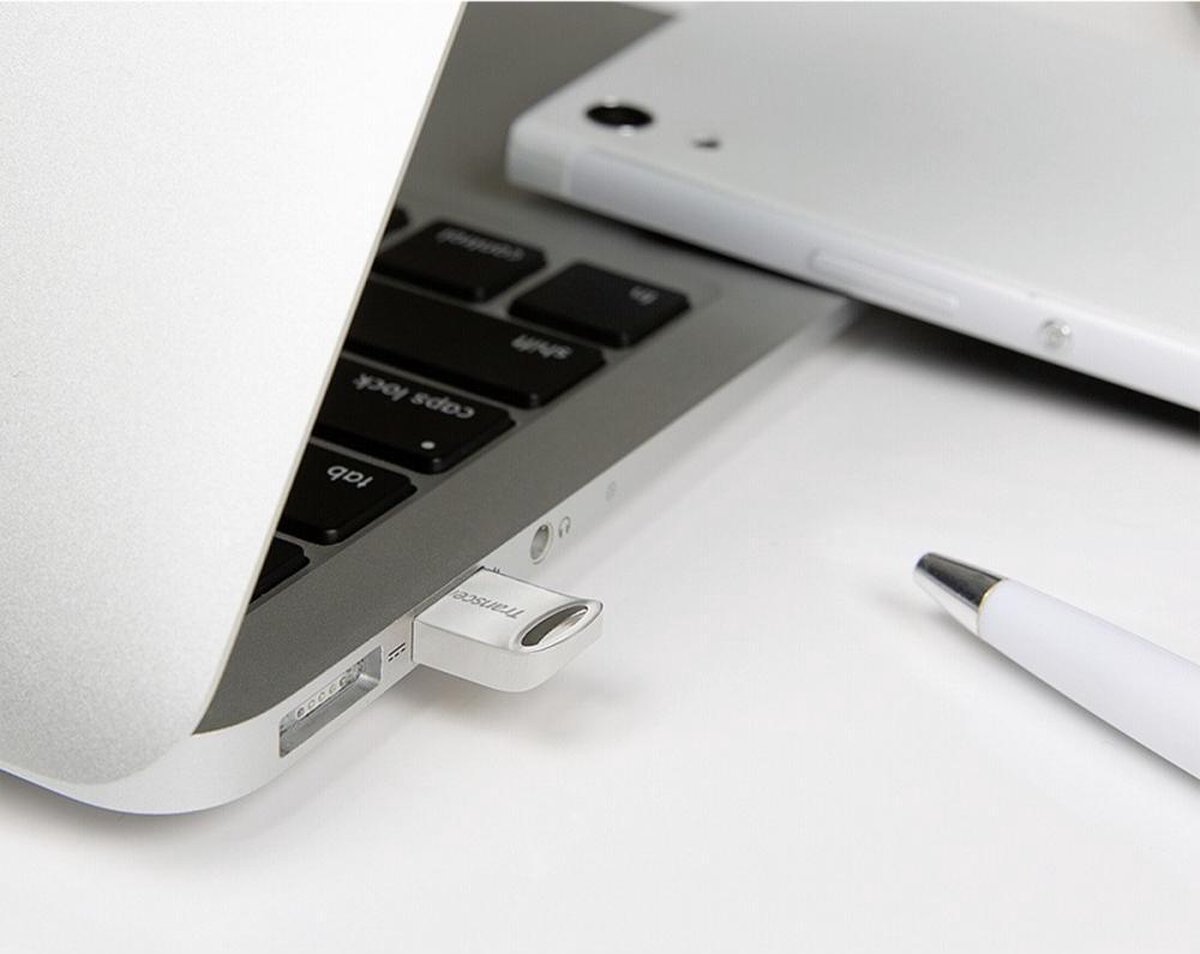 Transcend JetFlash 710 USB flash drive 128 GB USB Type-A 3.2 Gen 1 (3.1 Gen 1) Zilver - Silver