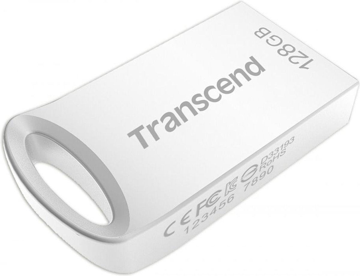 Transcend JetFlash 710 USB flash drive 128 GB USB Type-A 3.2 Gen 1 (3.1 Gen 1) Zilver - Silver