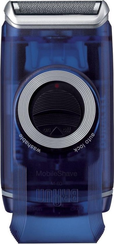 Braun Pocket M60 MobileShave Draagbaar Scheerapparaat - Blauw