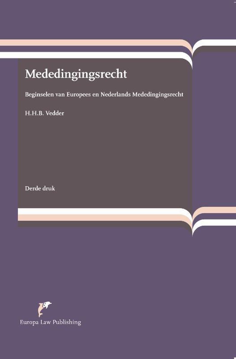 Europa Law Publishing Mededingingsrecht