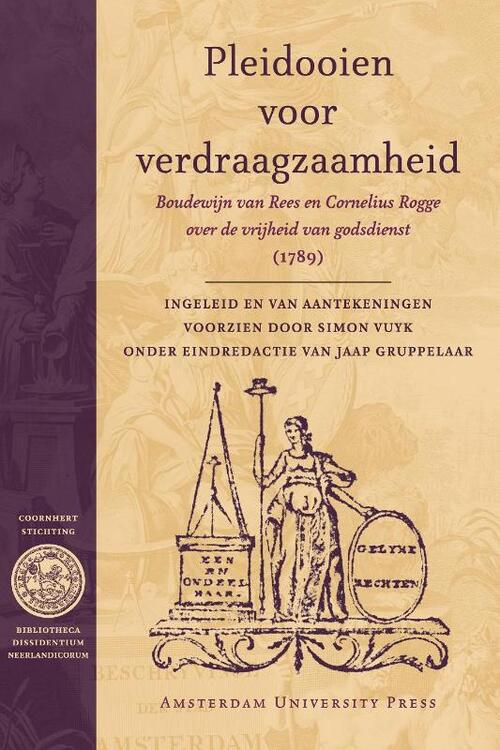Amsterdam University Press Pleidooien voor verdraagzaamheid