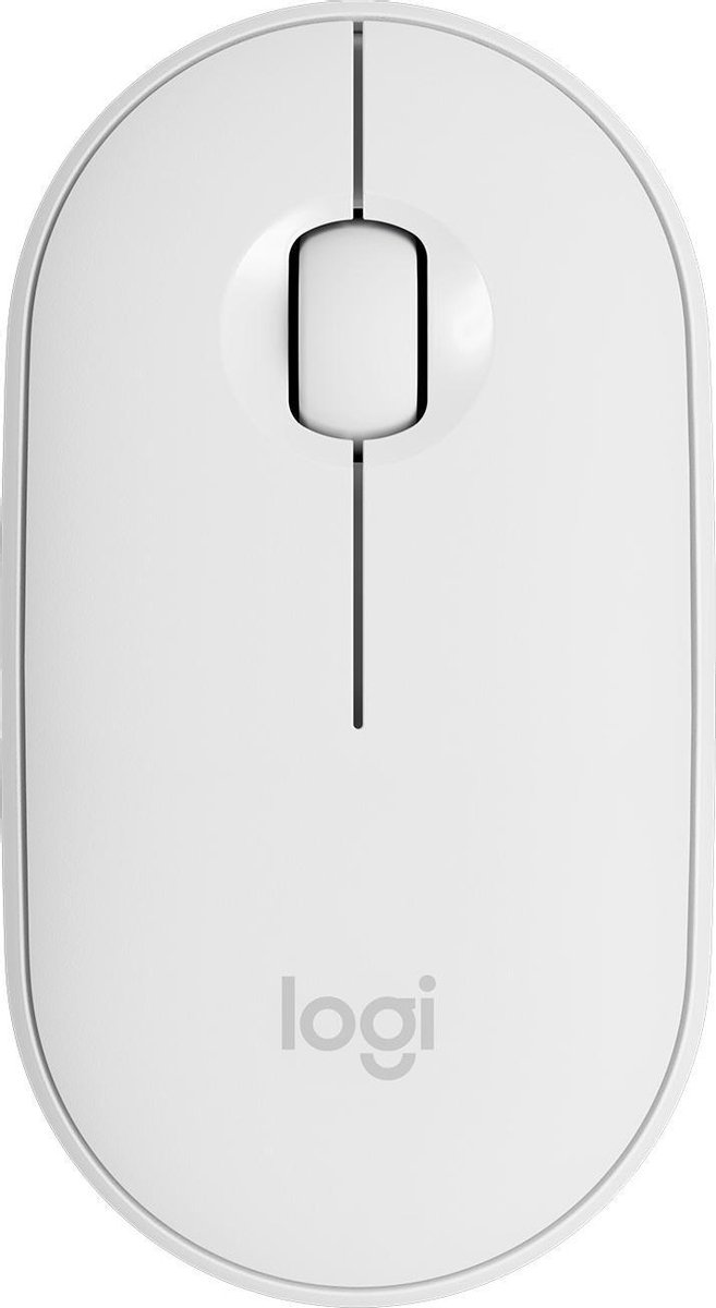 Logitech Pebble M350 Draadloze muis - Off White - Wit