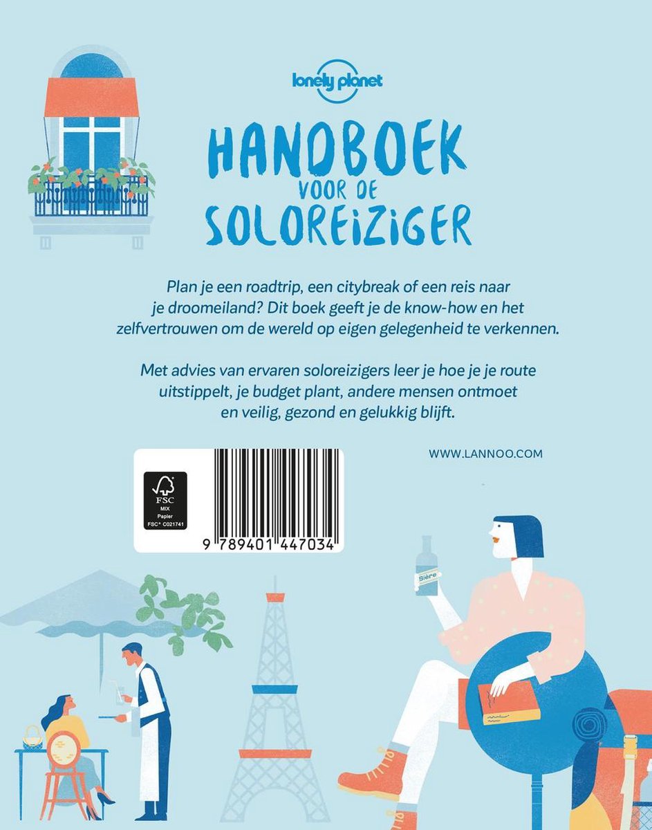 Lonely Planet - Handboek voor de soloreiziger