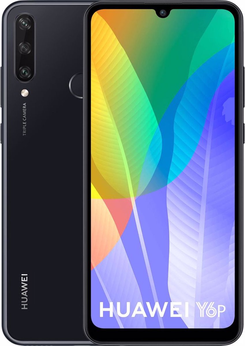 Huawei Y6p - 64 GB - Zwart