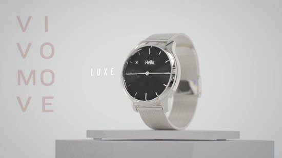 Garmin Vivomove 3S Sport - Zilver/Donkerblauw - 39 mm