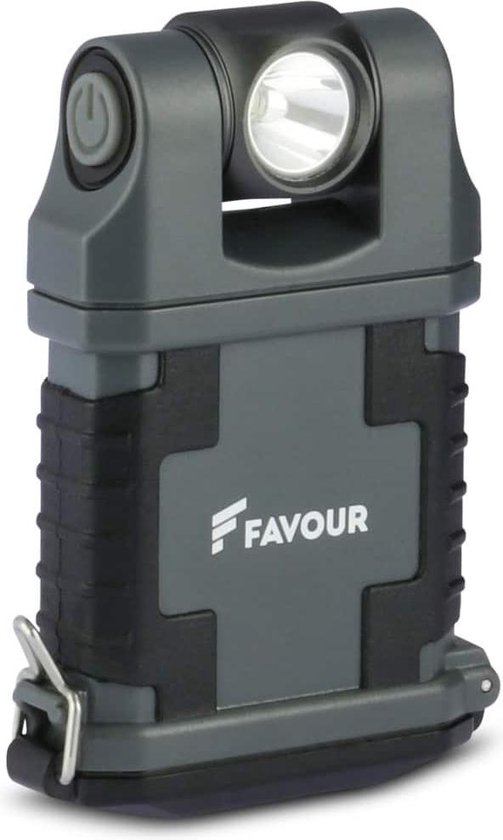 FAVOUR T2342 Werklamp Grijs/ - Zwart