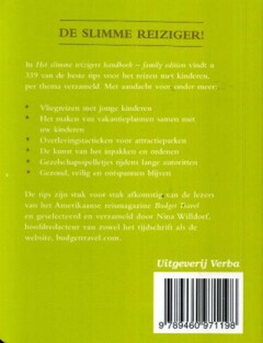 Slimme reizigers handboek family edition