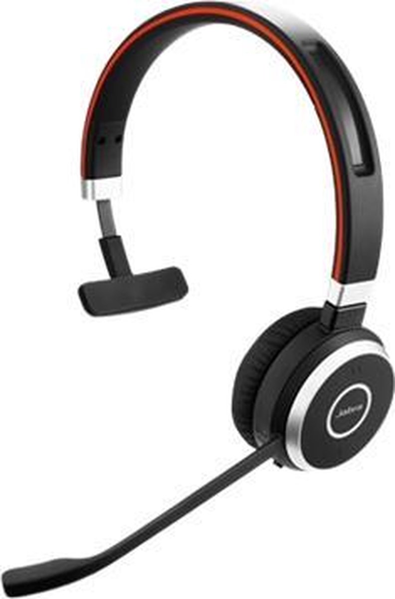 Jabra Evolve 65 MS mono Headset Hoofdband - Zwart