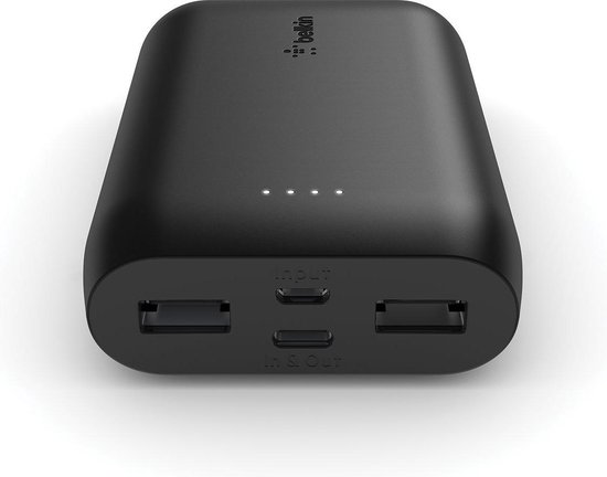 Belkin Boost Charge Powerbank 10.000 mAh - Zwart