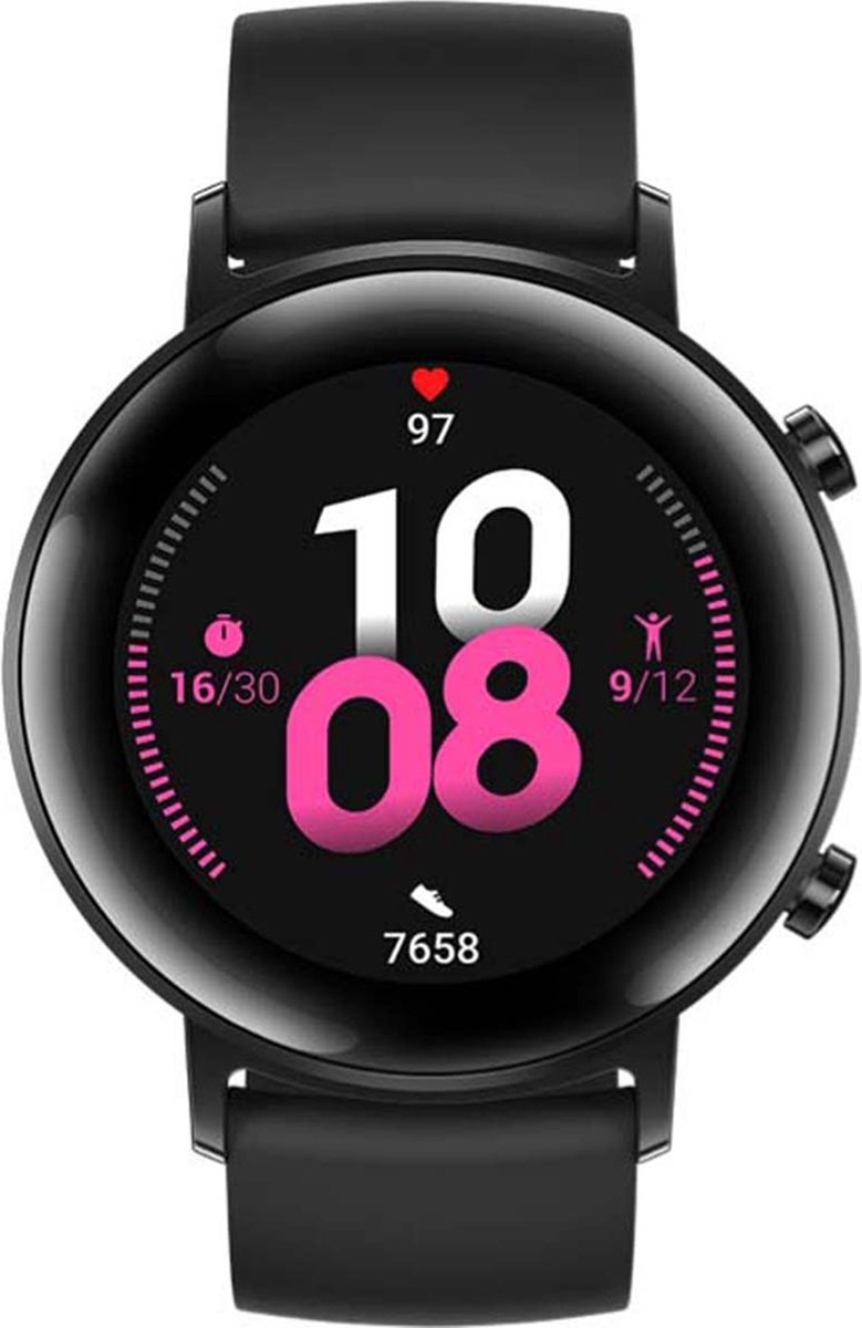 Huawei Watch GT 2 RVS 42mm - Zwart