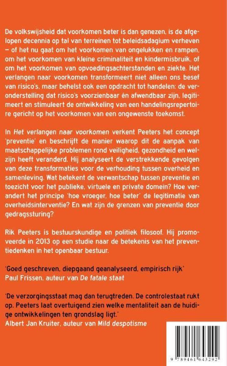 Het Verlangen Naar Voorkomen