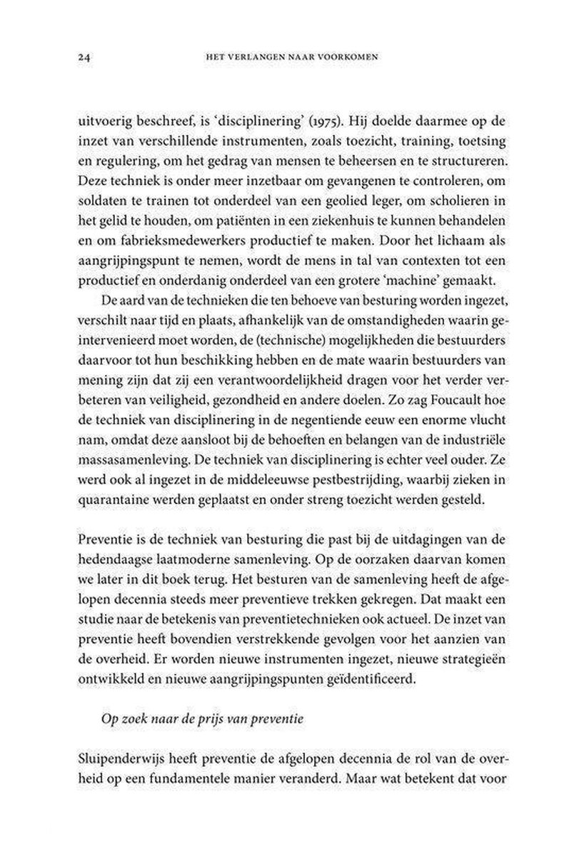 Het Verlangen Naar Voorkomen