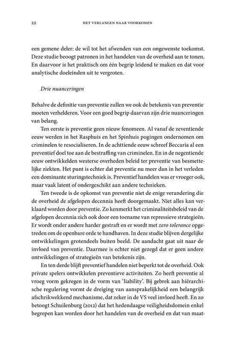 Het Verlangen Naar Voorkomen