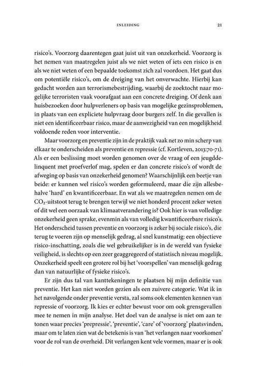 Het Verlangen Naar Voorkomen