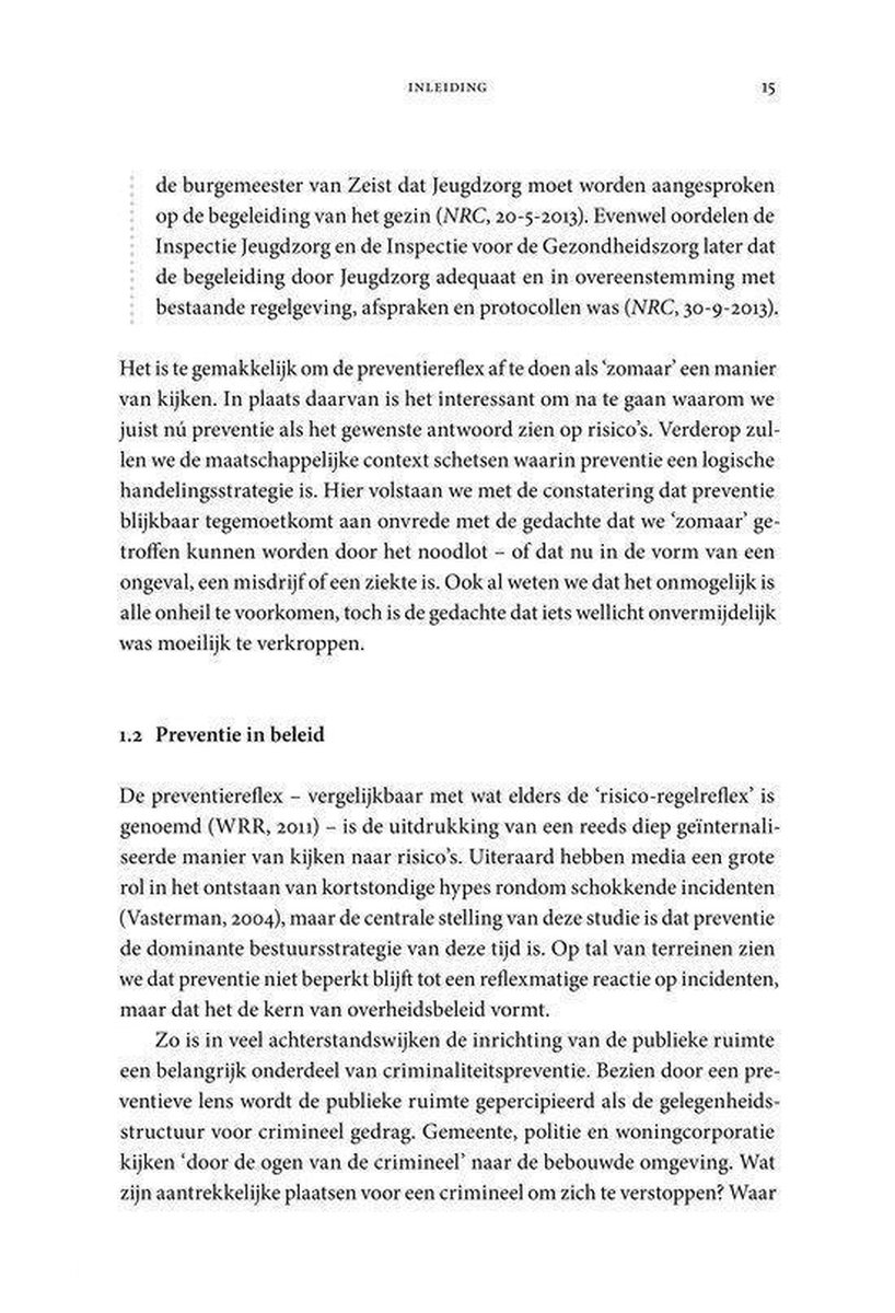 Het Verlangen Naar Voorkomen