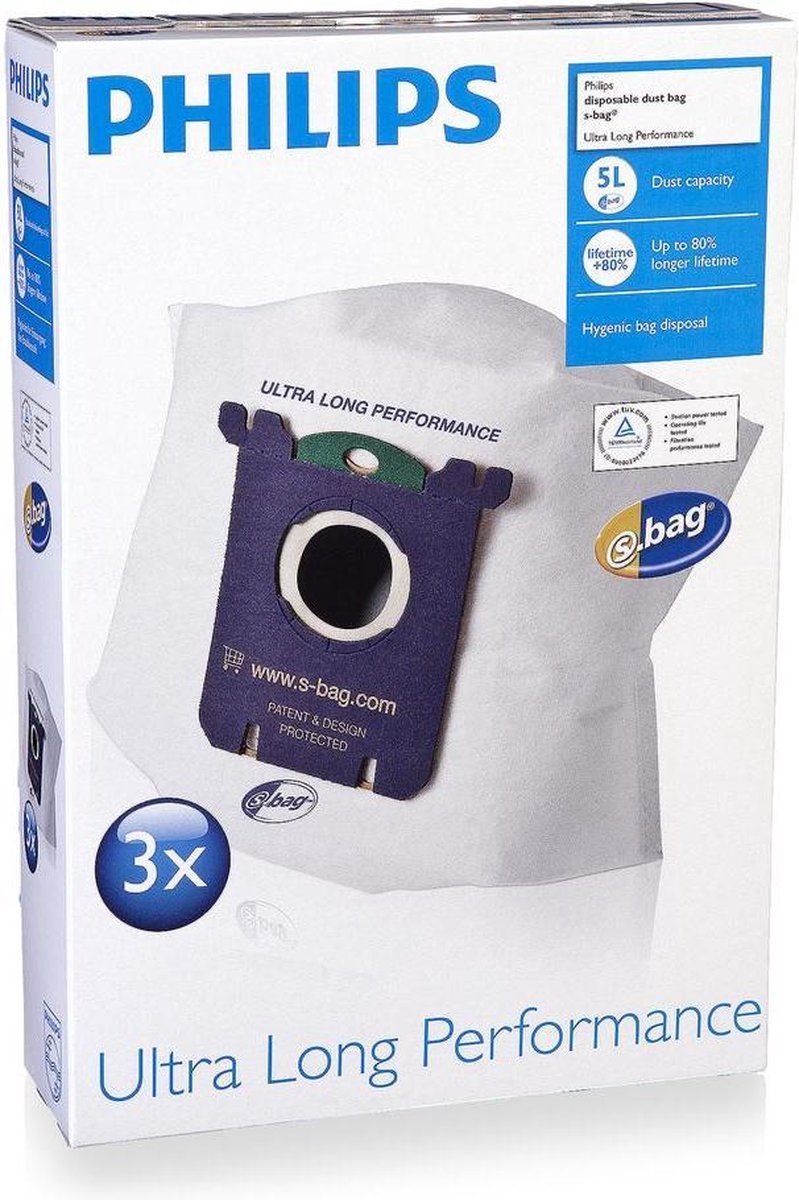 Philips S-Bag FC8027/01 Ultra Long Performance (3 stuks)